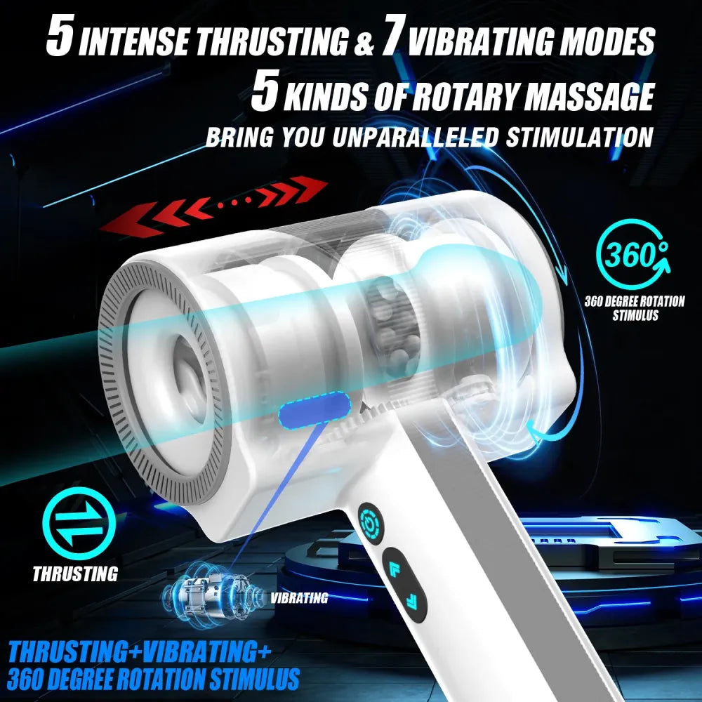 Telescopic Male Masturbator Vibration Rotation
